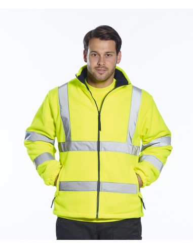 POR-F300etF301-Polaire doublure filet de haute visibilité